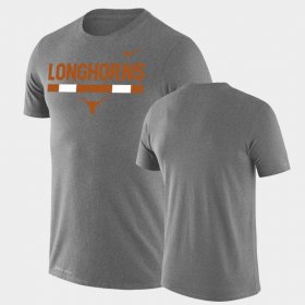 Team DNA University of Texas Legend Performance Mens Heathered Gray T-Shirt 652210-929 Team DNA University of Texas Legend Performance Mens Heathered Gray T-Shirt 652210-929